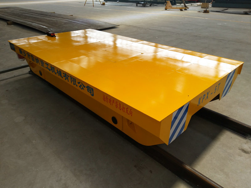 Oceľové potrubie 5 Tons Battery Rail Transfer Trolley