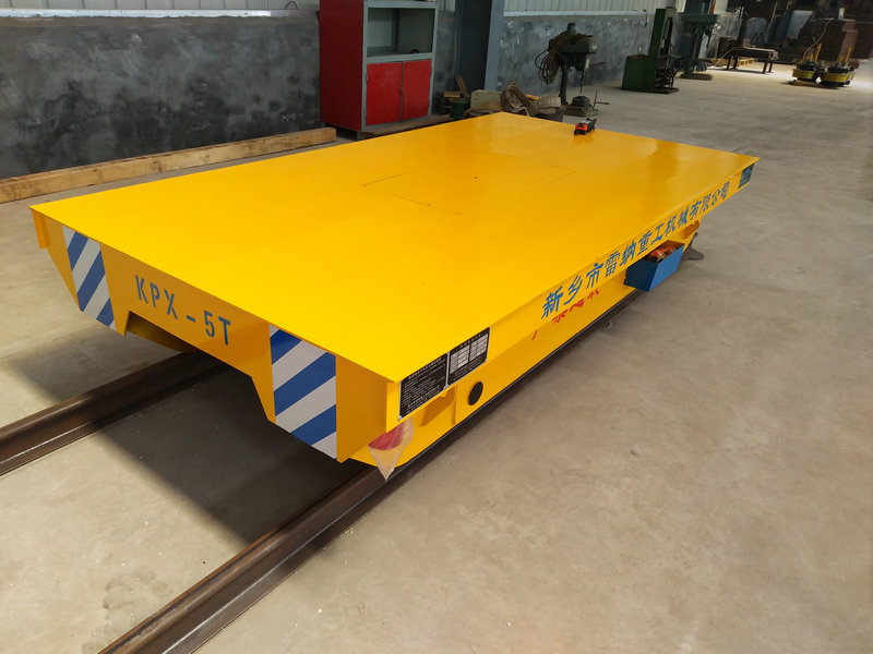 Oceľové potrubie 5 Tons Battery Rail Transfer Trolley