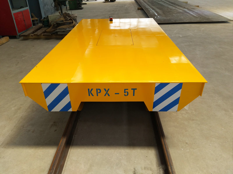 Oceľové potrubie 5 Tons Battery Rail Transfer Trolley