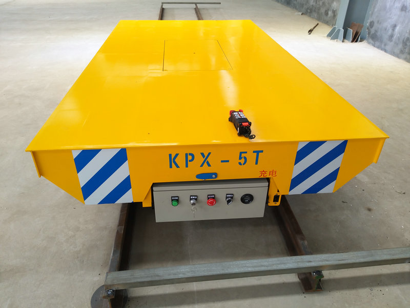 Oceľové potrubie 5 Tons Battery Rail Transfer Trolley