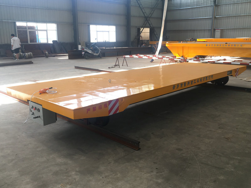 15 ton priemyselné elektrické železničné ploché vozíky